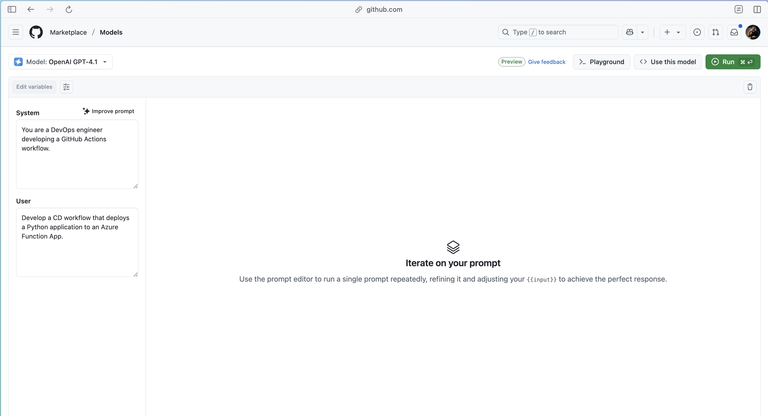 Prompt Editor