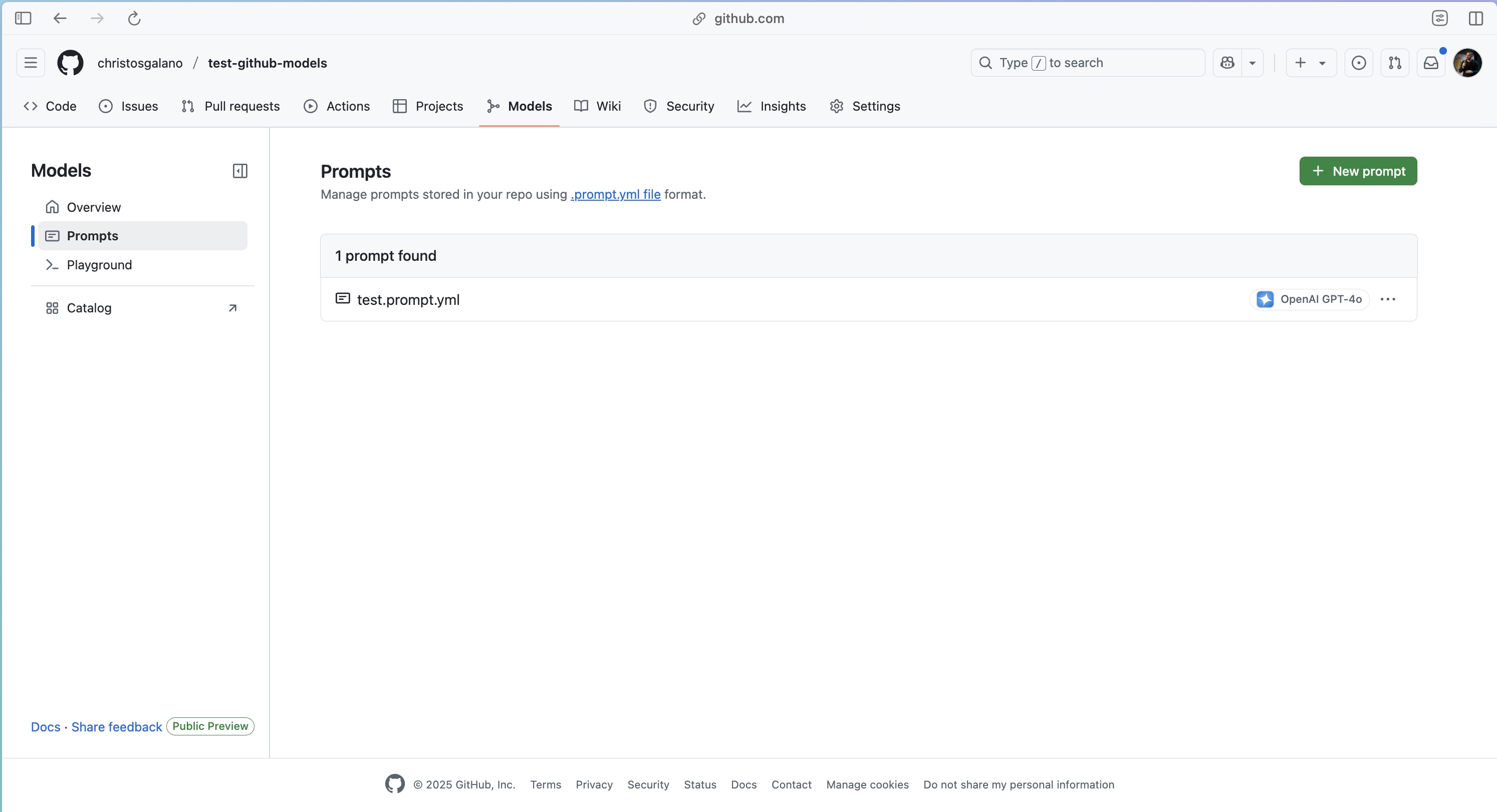Repository Prompt 4